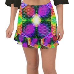 Honeycomb High Fishtail Mini Chiffon Skirt by Thespacecampers