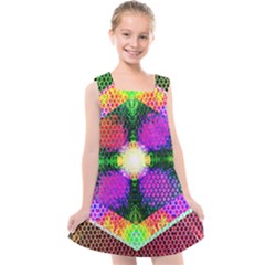 Honeycomb High Kids  Cross Back Dress by Thespacecampers