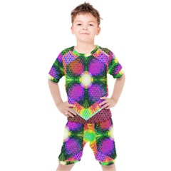 Honeycomb High Kids  Tee And Shorts Set by Thespacecampers