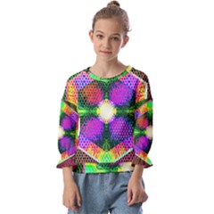 Honeycomb High Kids  Cuff Sleeve Top