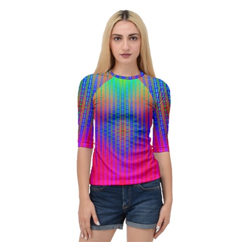 Intoxicating Rainbows Quarter Sleeve Raglan Tee by Thespacecampers