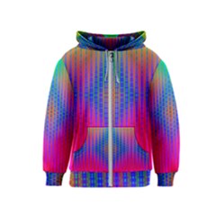 Intoxicating Rainbows Kids  Zipper Hoodie by Thespacecampers