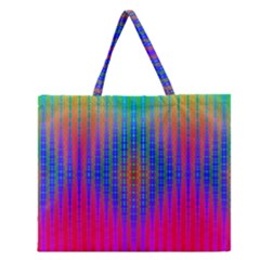 Intoxicating Rainbows Zipper Large Tote Bag by Thespacecampers