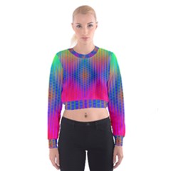 Intoxicating Rainbows Cropped Sweatshirt by Thespacecampers