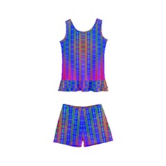 Intoxicating Rainbows Kids  Boyleg Swimsuit by Thespacecampers