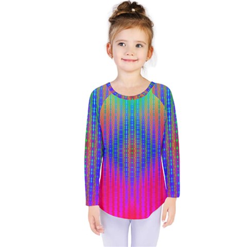 Intoxicating Rainbows Kids  Long Sleeve Tee by Thespacecampers