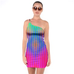 Intoxicating Rainbows One Soulder Bodycon Dress by Thespacecampers