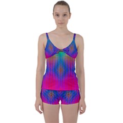 Intoxicating Rainbows Tie Front Two Piece Tankini by Thespacecampers