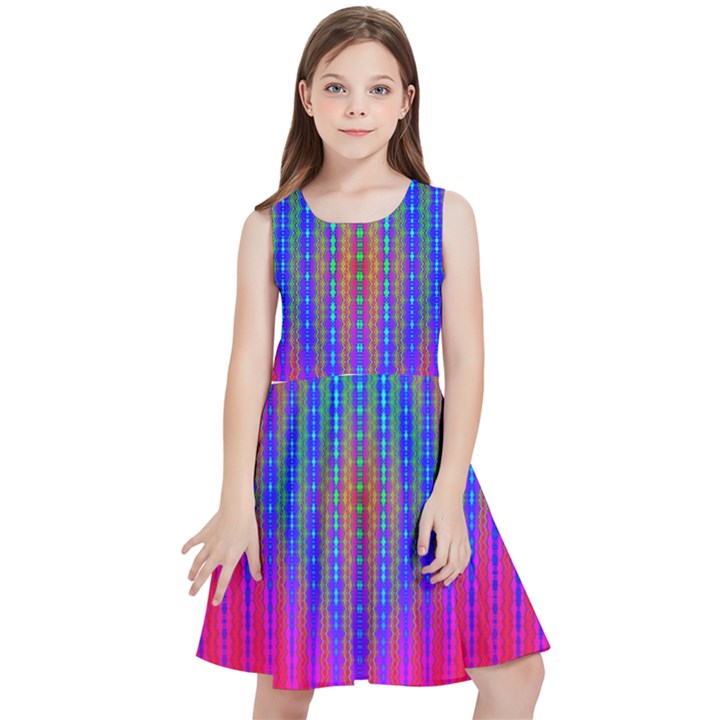 Intoxicating Rainbows Kids  Skater Dress