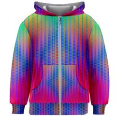 Intoxicating Rainbows Kids  Zipper Hoodie Without Drawstring by Thespacecampers