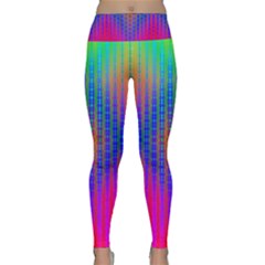 Intoxicating Rainbows Lightweight Velour Classic Yoga Leggings by Thespacecampers