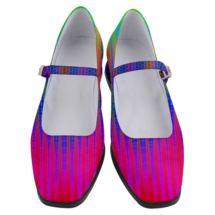 Intoxicating Rainbows Women s Mary Jane Shoes