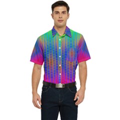 Intoxicating Rainbows Men s Short Sleeve Pocket Shirt 