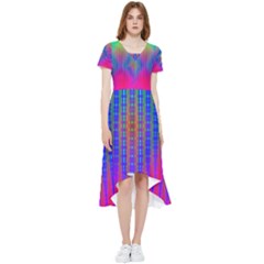 Intoxicating Rainbows High Low Boho Dress