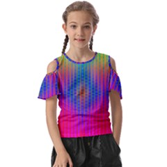 Intoxicating Rainbows Kids  Butterfly Cutout Tee by Thespacecampers