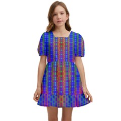 Intoxicating Rainbows Kids  Short Sleeve Dolly Dress