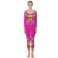 Kaleidoscopic Fun Long Sleeve Catsuit by Thespacecampers