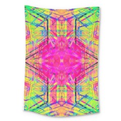 Kaleidoscopic Fun Large Tapestry by Thespacecampers