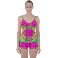 Kaleidoscopic Fun Tie Front Two Piece Tankini by Thespacecampers