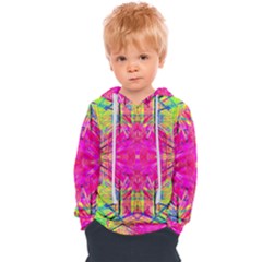 Kaleidoscopic Fun Kids  Overhead Hoodie by Thespacecampers