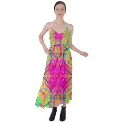 Kaleidoscopic Fun Tie Back Maxi Dress by Thespacecampers