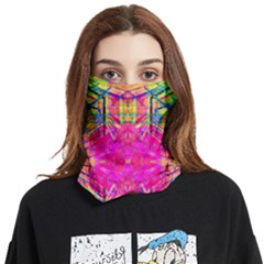 Kaleidoscopic Fun Face Covering Bandana (two Sides) by Thespacecampers