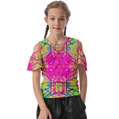 Kaleidoscopic Fun Kids  Butterfly Cutout Tee