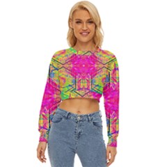 Kaleidoscopic Fun Lightweight Long Sleeve Sweatshirt