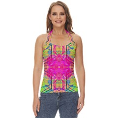 Kaleidoscopic Fun Basic Halter Top