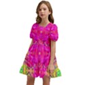 Kaleidoscopic Fun Kids  Short Sleeve Dolly Dress View2