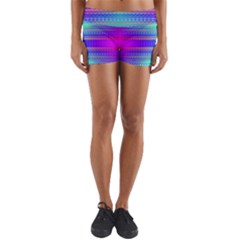 Liquid Lens Yoga Shorts by Thespacecampers