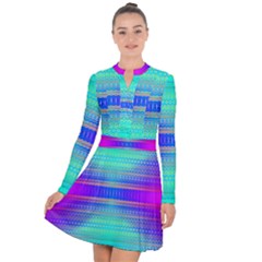 Liquid Lens Long Sleeve Panel Dress by Thespacecampers