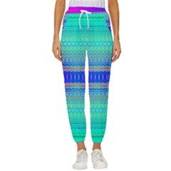 Liquid Lens Cropped Drawstring Pants