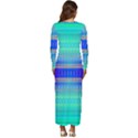 Liquid Lens Long Sleeve Velour Longline Maxi Dress View4