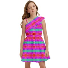 Love Burst Kids  One Shoulder Party Dress