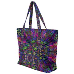 Mind Bender Zip Up Canvas Bag