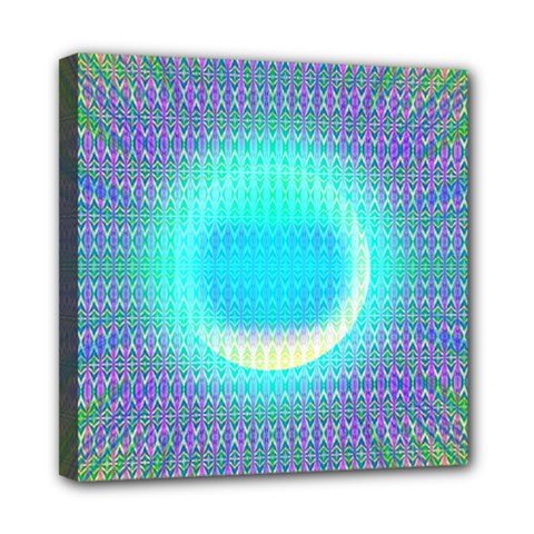 Moonburst Mini Canvas 8  X 8  (stretched) by Thespacecampers