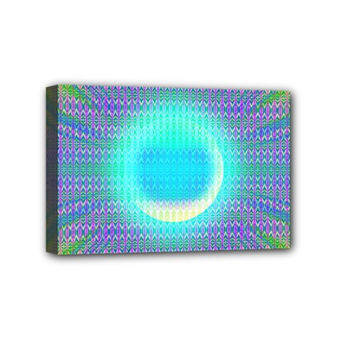 Moonburst Mini Canvas 6  X 4  (stretched) by Thespacecampers