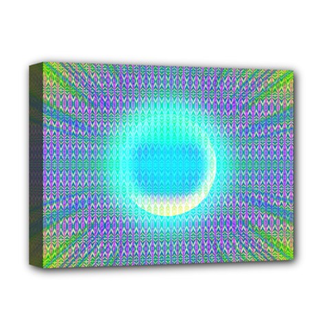 Moonburst Deluxe Canvas 16  X 12  (stretched)  by Thespacecampers