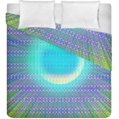 Moonburst Duvet Cover Double Side (king Size) by Thespacecampers