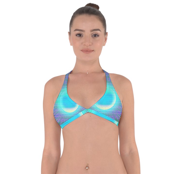 Moonburst Halter Neck Bikini Top