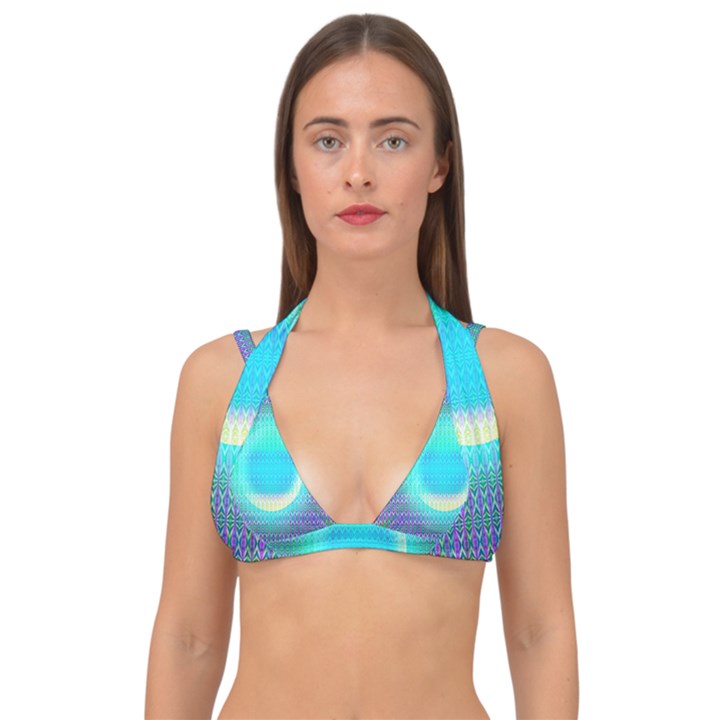 Moonburst Double Strap Halter Bikini Top