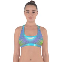 Moonburst Cross Back Hipster Bikini Top  by Thespacecampers