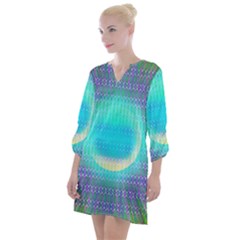 Moonburst Open Neck Shift Dress by Thespacecampers