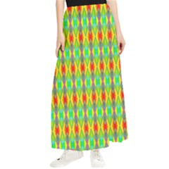 Neon Angles Maxi Chiffon Skirt by Thespacecampers