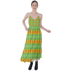 Neon Angles Tie Back Maxi Dress by Thespacecampers