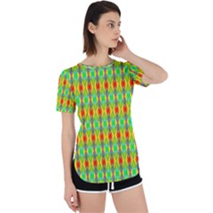 Neon Angles Perpetual Short Sleeve T-shirt by Thespacecampers