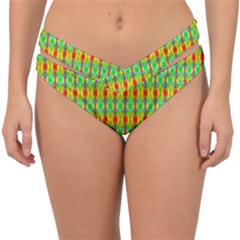 Neon Angles Double Strap Halter Bikini Bottom by Thespacecampers