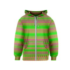 Neon Hopes Kids  Zipper Hoodie by Thespacecampers