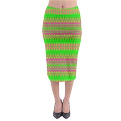 Neon Hopes Midi Pencil Skirt by Thespacecampers